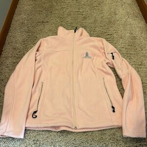 NWOT Pink Columbia Soft Zip Up Sweatshirt Jacket Size Medium